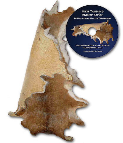 Image of Hide tanning taxidermy school classes on video